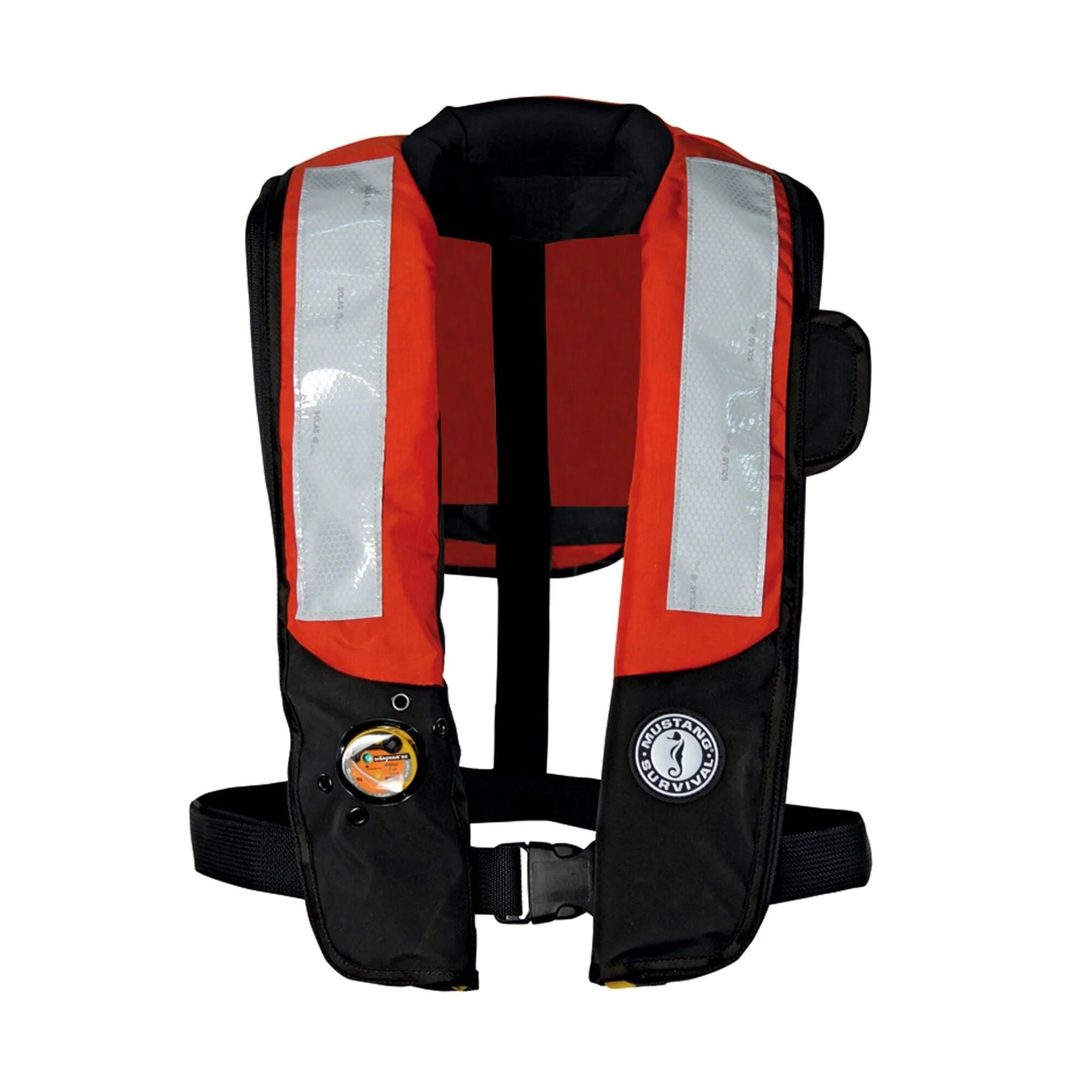 MD3183 T2 Mustang Inflatable PFD w/HIT, Back Flap & SOLAS Reflective Tape