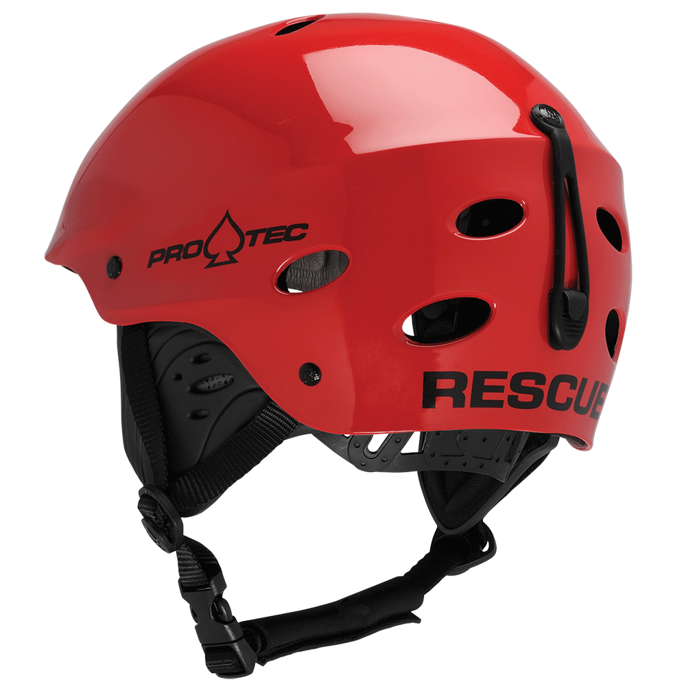 ACE WATER RESCUE HELMET - GLOSS RED