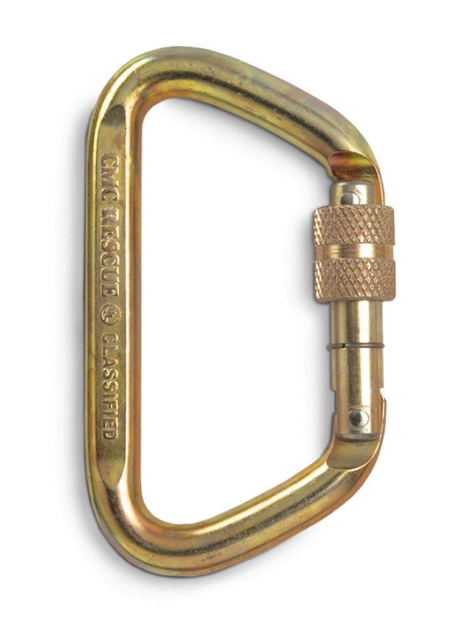 CMC Steel Locking D Carabiners