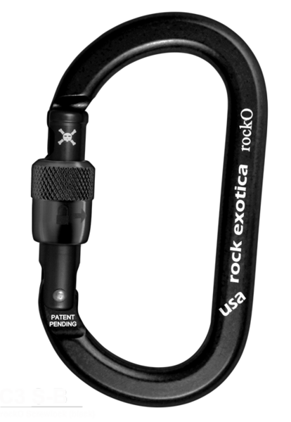 Rock Exotica RockO Screw-Lock Carabiner (Set Of 3)