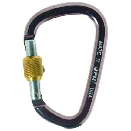 PMI Mate II HMS Screwgate Aluminum Carabiner