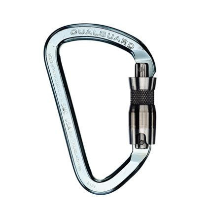 PMI DualGuard Auto-Lock Lite Steel Carabiner