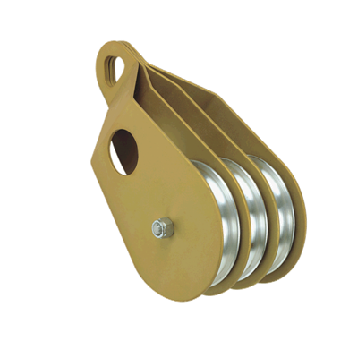 Yates 4 Inch Triple Sheave Pulley Rescue Gear
