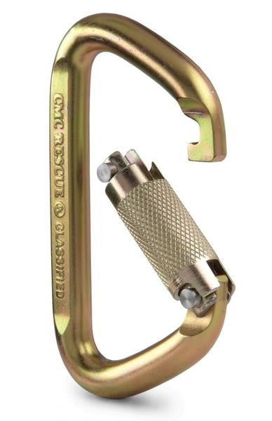 CMC Steel Locking D Carabiners