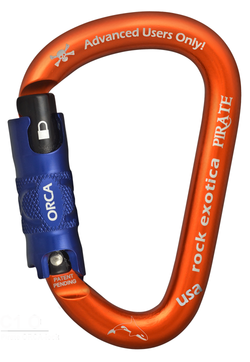 Rock Exotica Pirate Screw-Lock Carabiner - RescueGear.com
 - 1