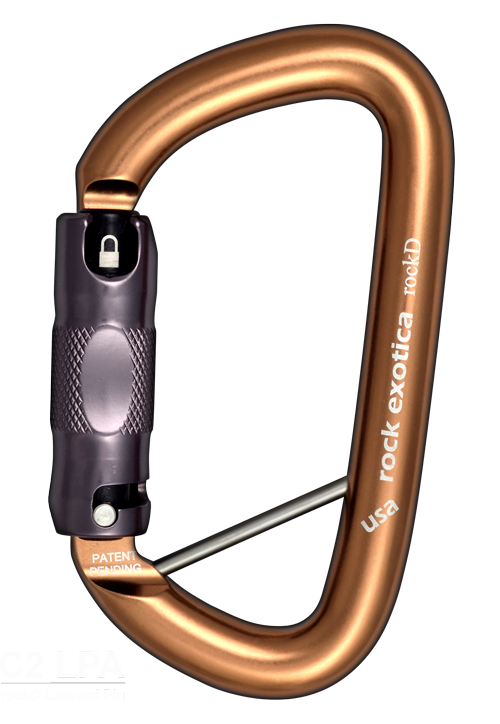 Rock Exotica RockD Lanyard-Pin Carabiner - RescueGear.com
