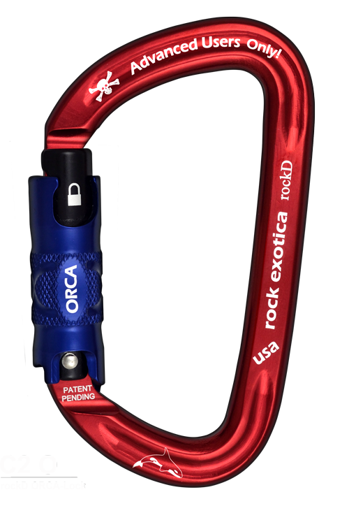 Rock Exotica RockD Orca-Lock Carabiner - RescueGear.com
 - 1