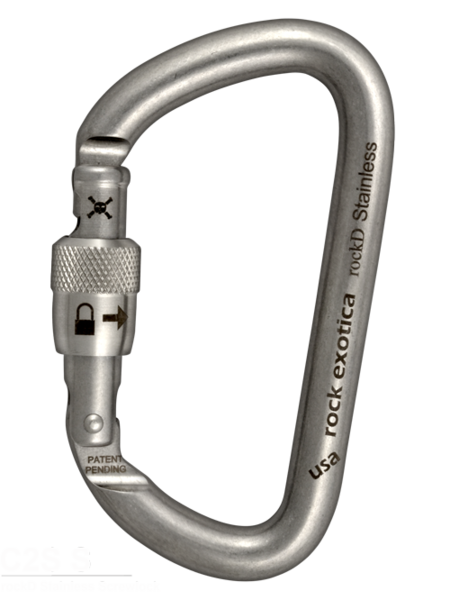 Rock Exotica RockD Stainless Carabiner