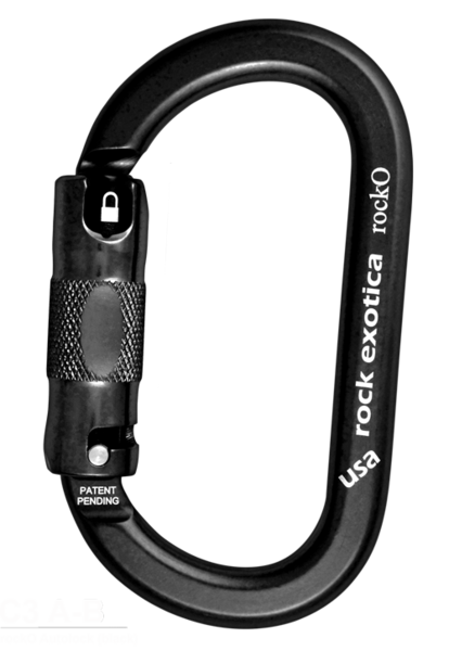 Rock Exotica RockO Auto-Lock Carabiners (Set Of 3)
