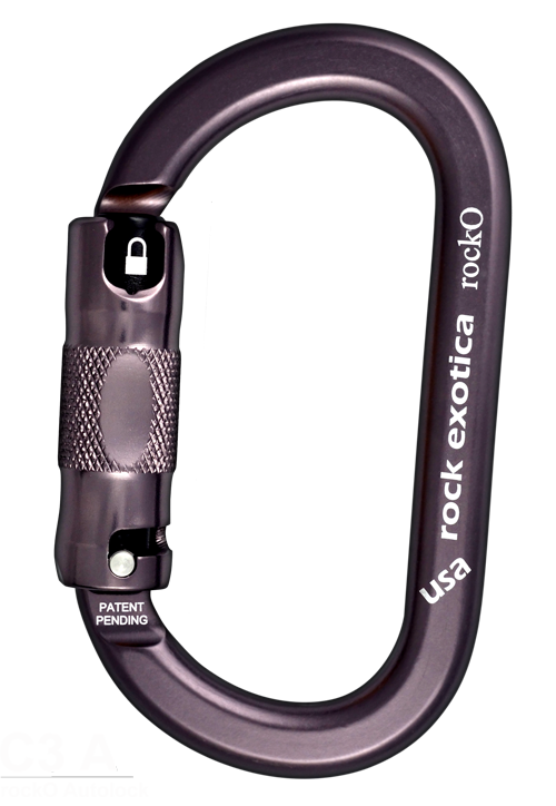 Rock Exotica RockO Auto-Lock Carabiners - RescueGear.com
 - 1