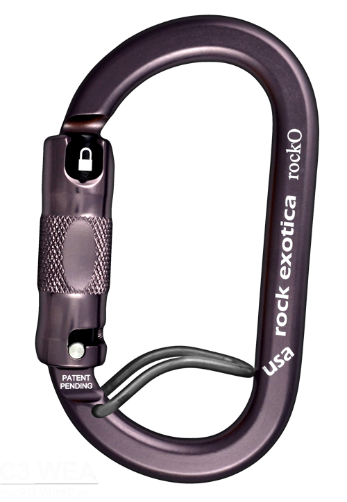 Rock Exotica RockO WireEye Carabiner - RescueGear.com
