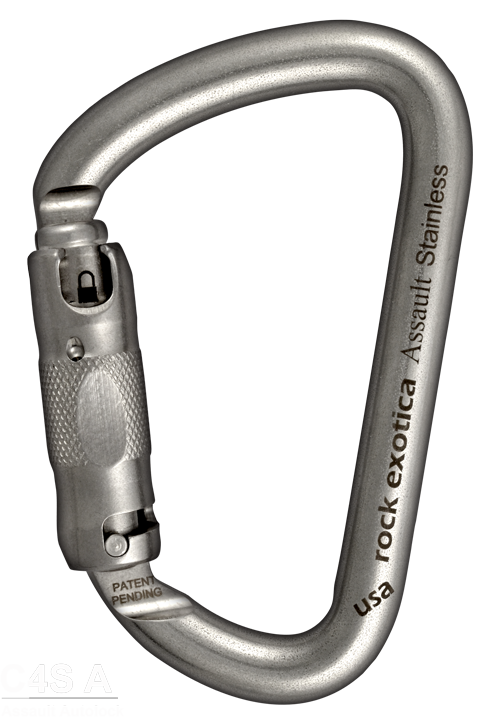 Rock Exotica Assault Stainless Steel Carabiners - RescueGear.com
 - 1