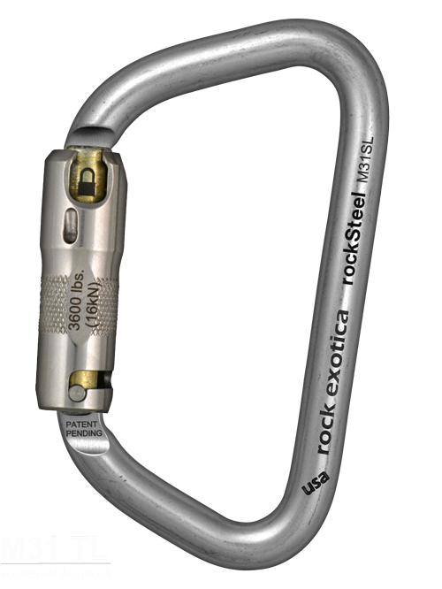 Rock Exotica RockSteel Carabiners - RescueGear.com
 - 1