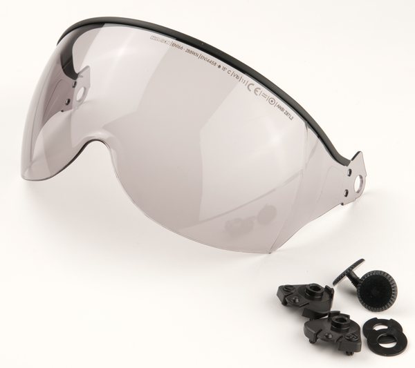 KASK Super Plasma Helmet, Visor, Smoke - RescueGear.com
